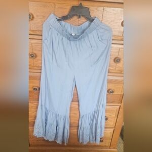 Cropped Flared Bell leg Pants